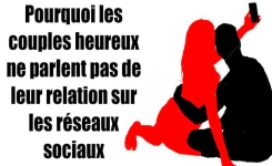 Les couples heureux ne parlent pas de leur relation sur les réseaux sociaux