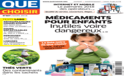 Médicaments pour enfants Inutiles voire dangereux !