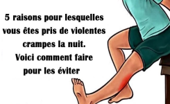 5 raisons pour lesquelles vous êtes pris de violentes crampes la nuit