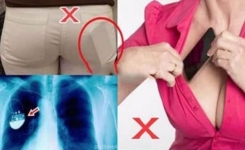 Pourquoi vous ne devriez jamais mettre votre portable dans une poche ou dans votre soutien-gorge!