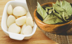 Le Secret de 7 Feuilles de Laurier et 7 Gousses d’Ail Dans une Bouteille