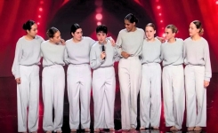 36 danseuses dansent en parfaite synchronisation sur le rythme cardiaque d’un bébé. Ils obtiennent le Golden Buzzer.