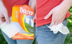 La raison pour laquelle elle met une feuille de “Bounce” dans ses poches !