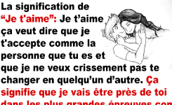 La différence entre « je t’aime » et « je suis amoureux de toi »