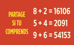 Quelle est la solution de cette équation mathématique ?