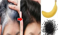 Débarrassez-vous des Cheveux Gris Avec le Remède de Banane