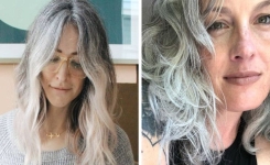 Le blanc et le gris deviennent tendance : Des femmes qui ont choisi renoncer de faire des teintures et de montrer fièrement leurs cheveux gris 