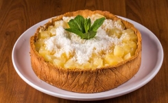 Recette tarte à l'ananas et à la noix de coco