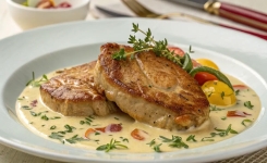Escalopes de Veau Sauce Savoyarde