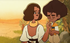 Un court métrage d’animation sur la survie d’une mère et de son fils dans une oasis